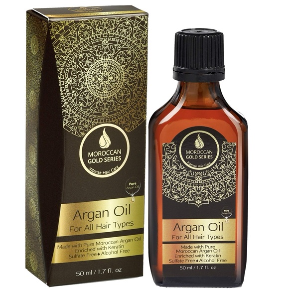 Moroccan Gold Series Argan Oil For All Hair Types Made w Pure Moroccan Argan Oil - Picture 1 of 4